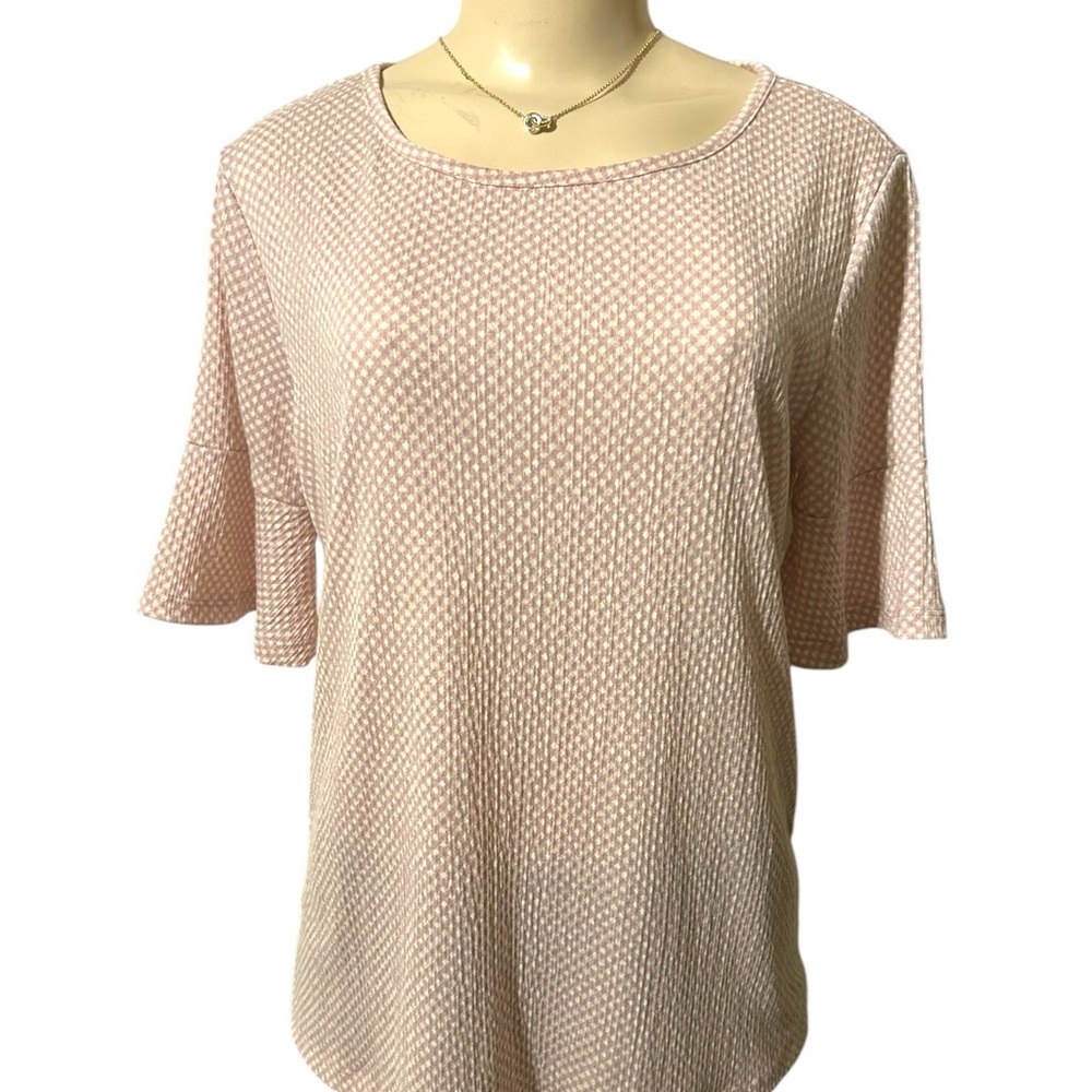 LC Lauren Conrad top dusty Pink